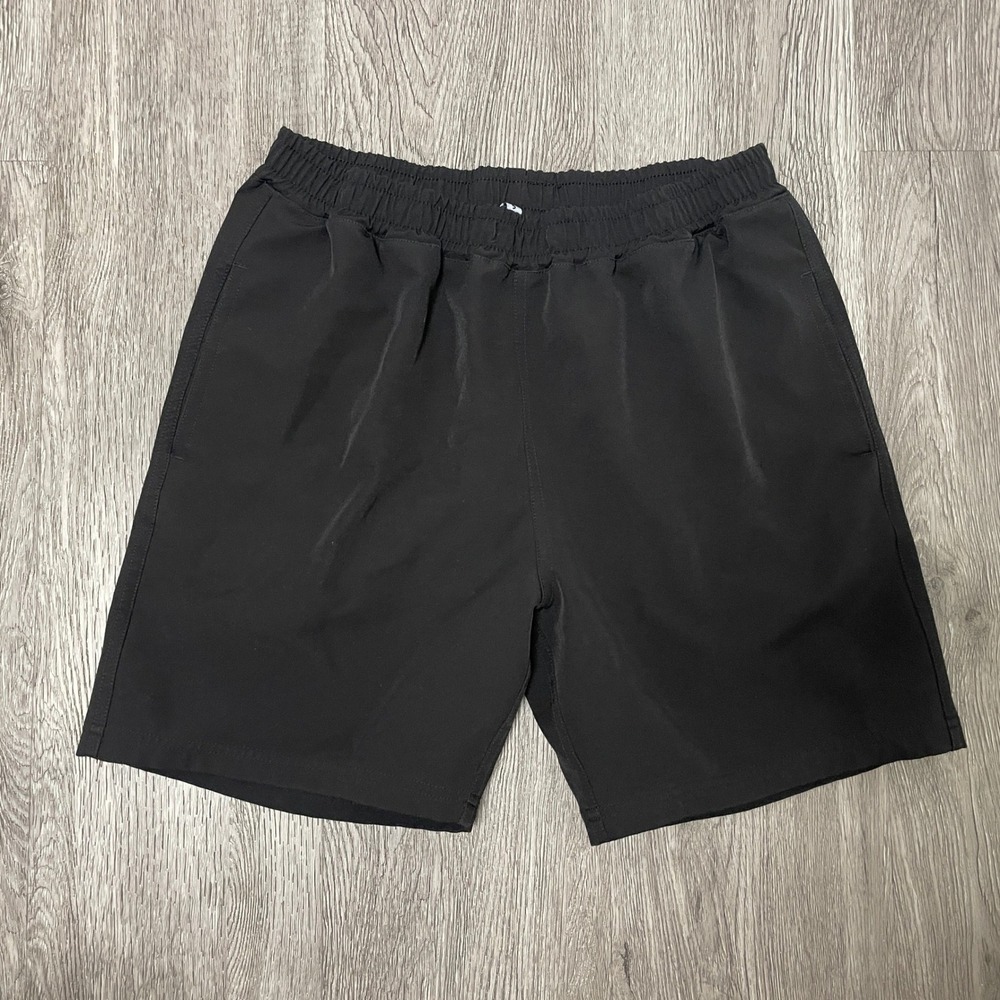 Pedal Mafia Shorts Mens Small Black Cycling Elastic Waist Performance Training